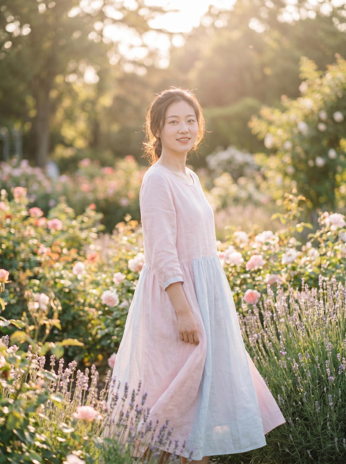 困困兔美图：清新自然美少女写真